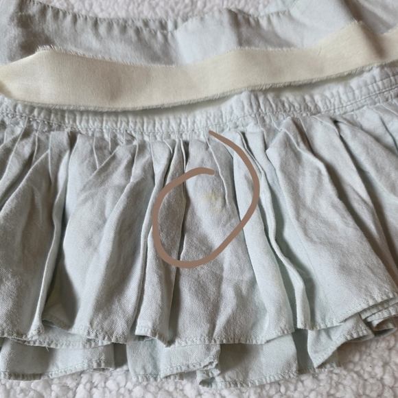 Abercrombie Extremely Rare Vintage Light Blue Pleated Mini Skirt - Picture 5 of 5